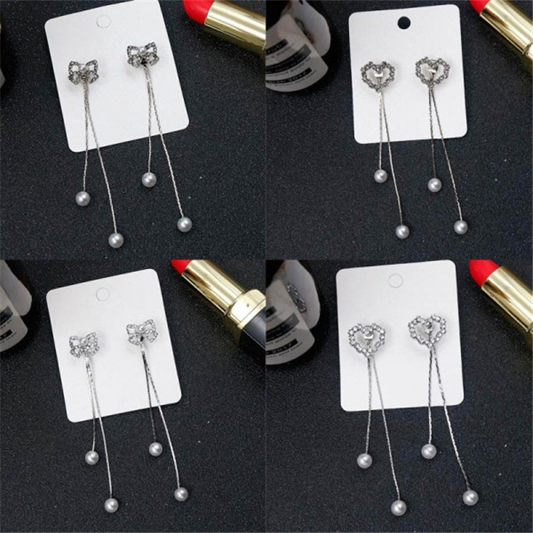 Khuyên tai dáng dài phong cách Hàn Quốc xinh xắn thời trang dành cho nữ