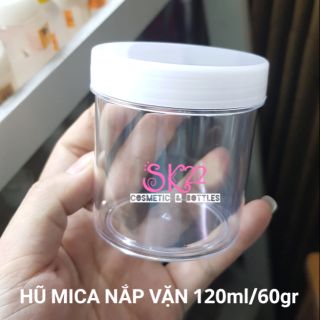 《🎈HŨ NHỰA MICA NẮP VẶN 120ml/60gr🎈》