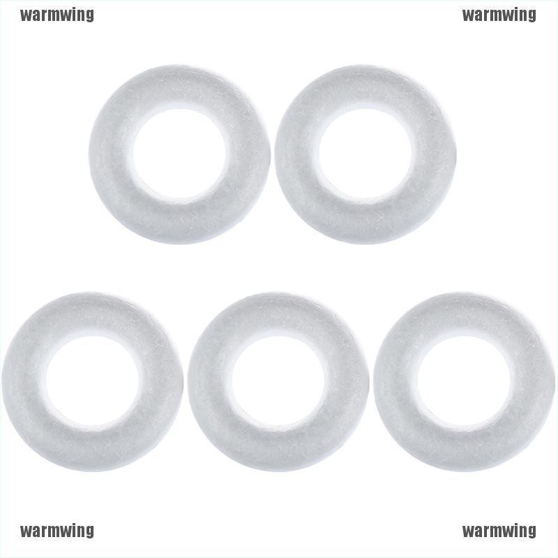 Set 5 Quả Cầu Xốp Polystyrene Styrofoam Màu Trắng Làm Đồ Thủ Công DIY