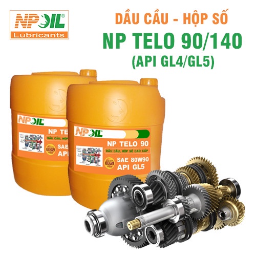 Dầu cầu hộp số - TELO 90/140 GL4/GL5 - CAN 18L