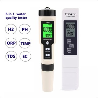 Bút đo ph cầm tay cảm biến điện tử chính xác cao dễ sử dụng cho kết quả nhanh chóng chính xác 6 trong 1