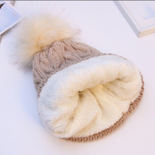 Mũ Len Lót Lông Dày( người lớn)