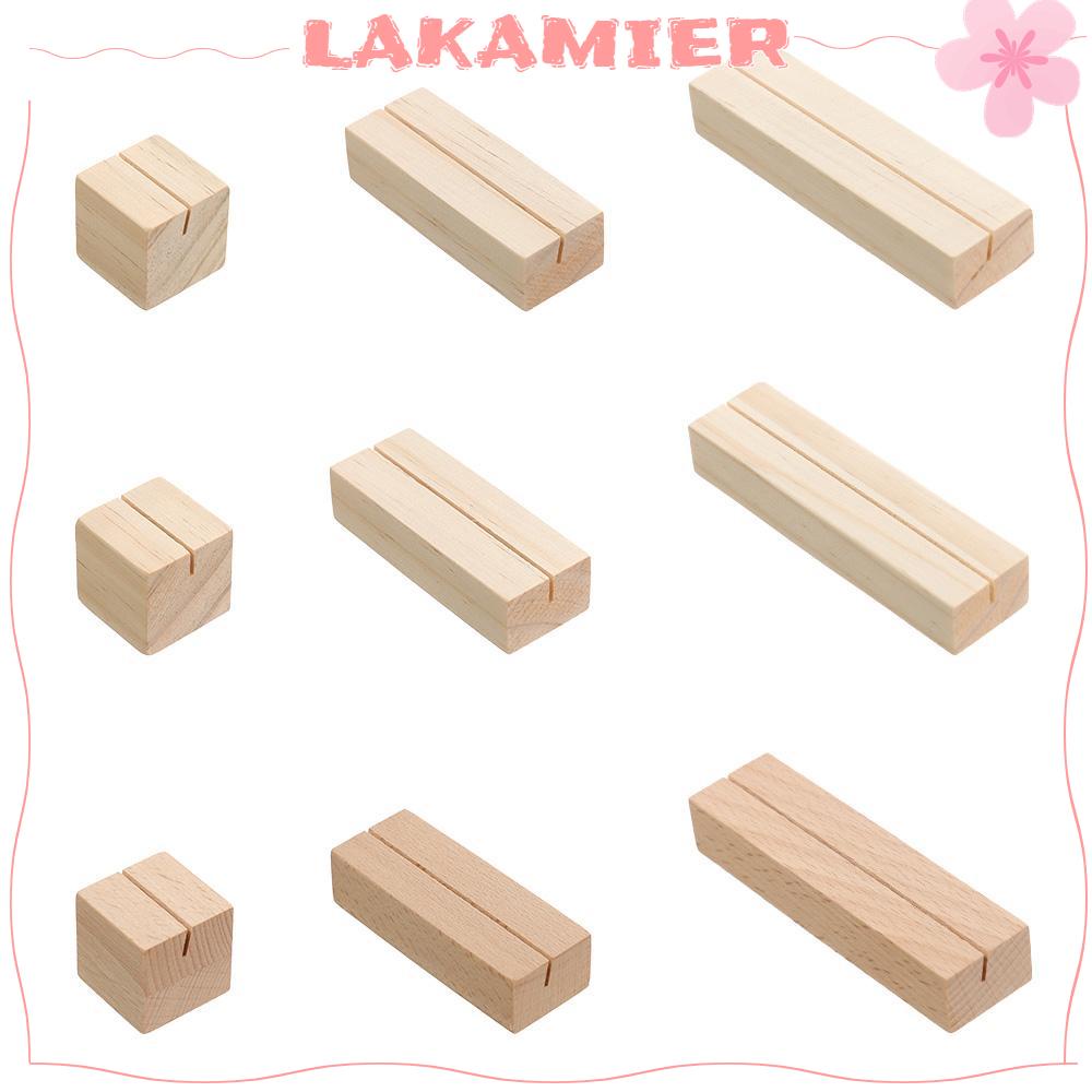 Giá Đỡ Kẹp Giấy / Ảnh Để Bàn Bằng Gỗ Tiện Dụng Cho Tiệc Cưới