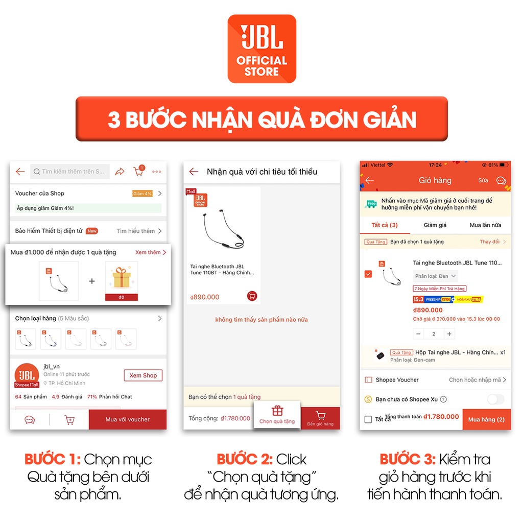 [Mã ELHACE giảm 4% đơn 300K] Loa Bluetooth JBL CLIP4 - Hàng Chính Hãng