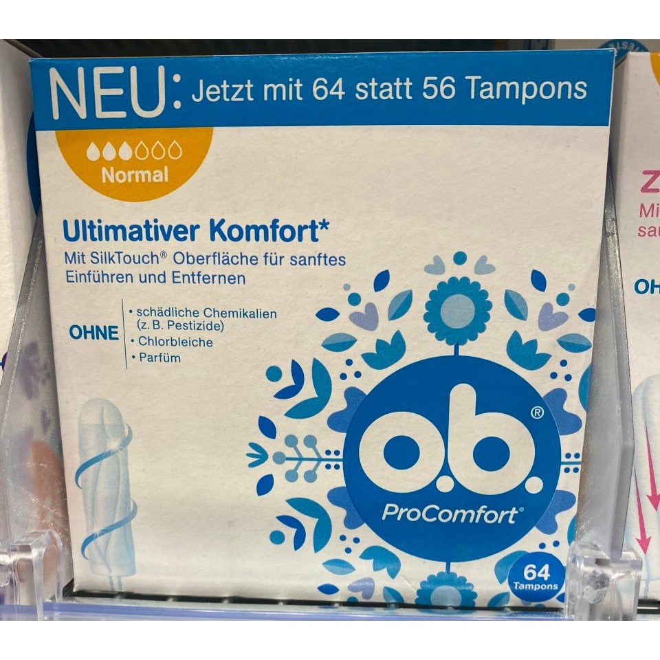 Băng Vệ Sinh Tampon Ob ProComfort Của Đức