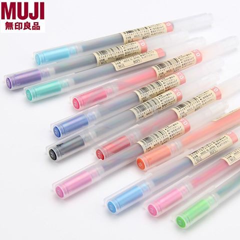 Bút Bi Gel Muji ngòi 0.5 bản mới_ hàng nội địa Nhật.