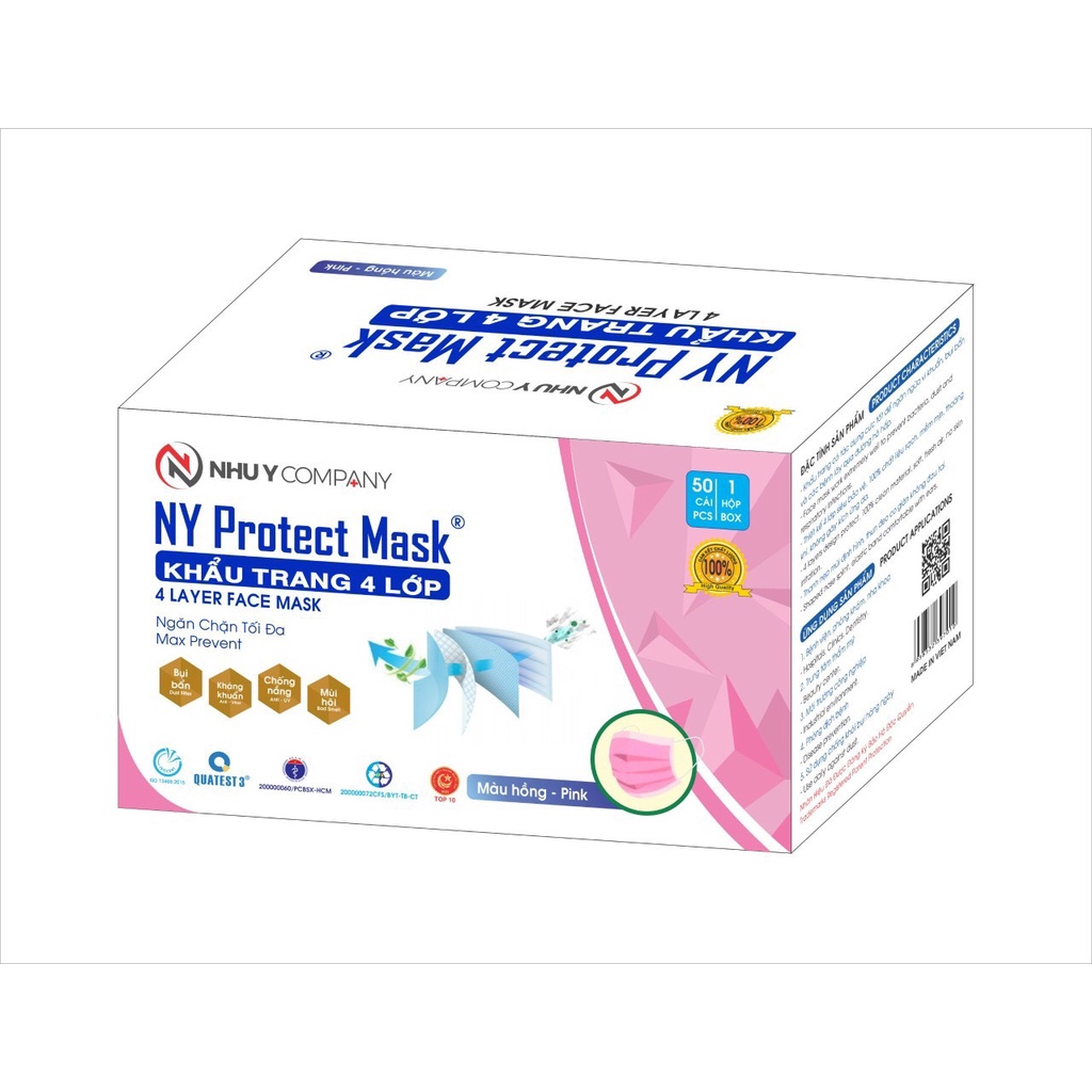 Khẩu trang y tế cao cấp kháng khuẩn 4 lớp | BigBuy360 - bigbuy360.vn