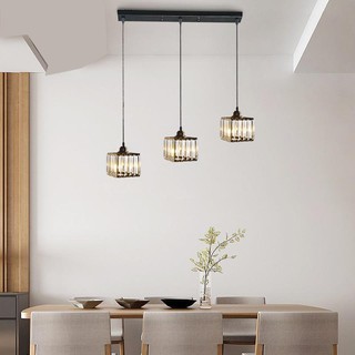 Đèn Thả Trần - Đèn Thả Bàn Ăn - Đèn Thả MINA Pha Lê Trang Trí Hiện Đại - Tặng kèm bóng LED và đế ốp trần