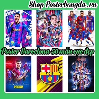 Poster Barcelona, Ảnh Dán Tường Barcelona Cực Đẹp, Poster Bóng Đá Có In Theo Yêu Cầu