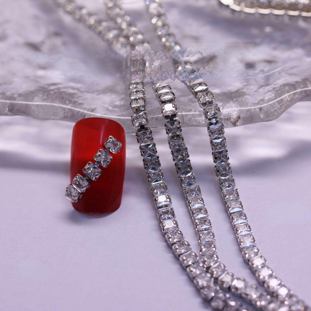 Dây Chuyền Móng Tay Thời Trang DYRUIDOJ|Phụ Nữ|Phụ Kiện Trang Trí Móng Tay Nghệ Thuật Charms