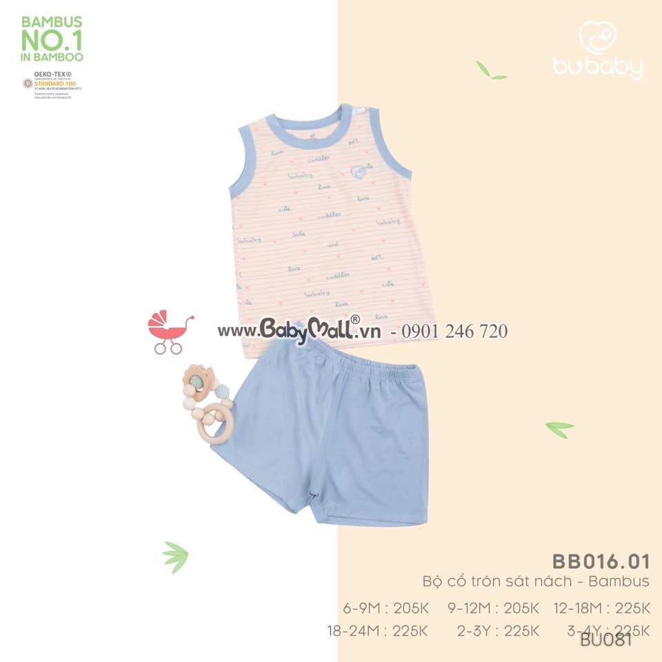 Bubaby Bộ ba lỗ Bambus BB016.01