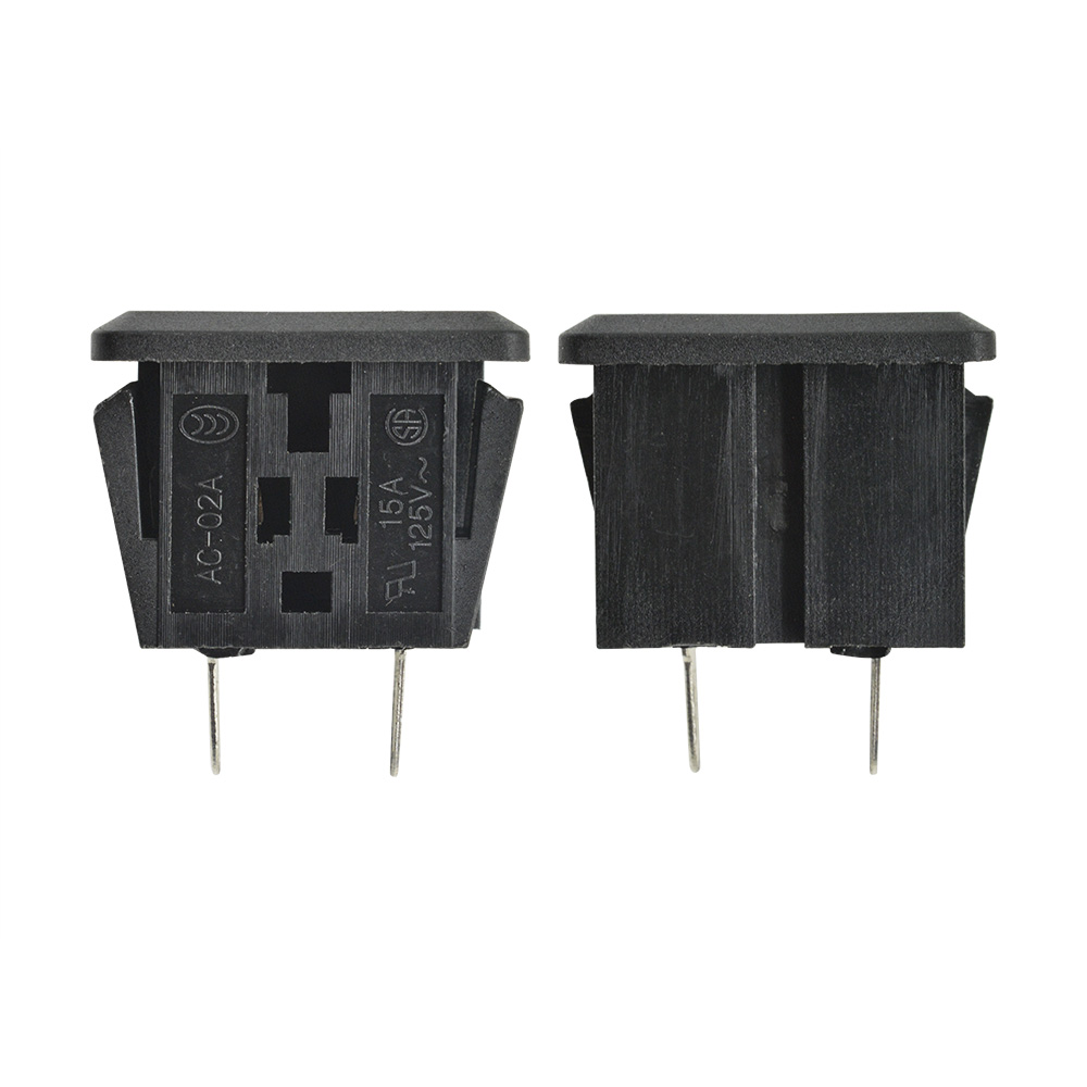 DIYMORE  |  1 Piece AC 125V 15A US Plug Panel Mount US Outlet Power Socket 2 Terminal Adapter