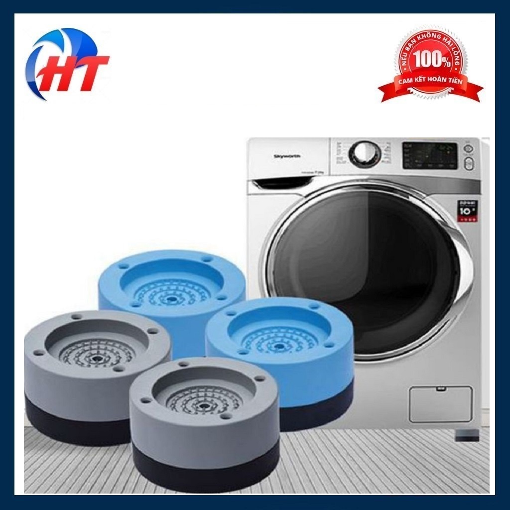 Bộ 4 Chân Đế Chống Rung Máy Giặt, tủ Lạnh, chân bàn chông xước nền