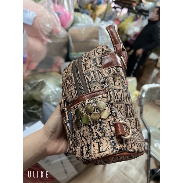 Balo nữ mini, balo thời trang MKL họa tiết siêu xinh đựng đồ tiện lợi
