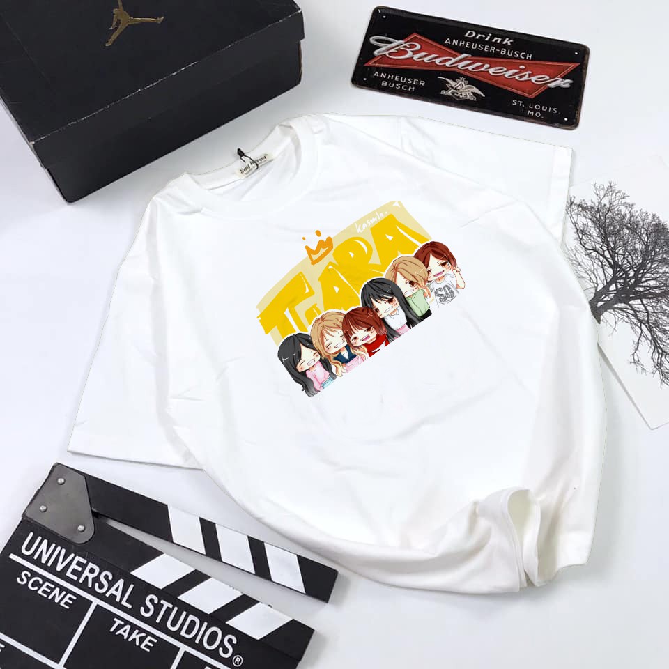 Áo thun Cotton Unisex - Fan T-ara Hàn Quốc - K-Pop - Chibi - T-ara Queen
