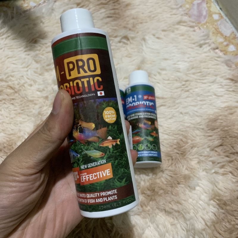 Vi sinh EM-PRO Và EM-1 chuyên dụng cho bể cá - làm trong nước khử mùi tanh tạo môi trường sống lý tưởng cho cá và tép