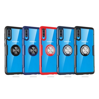 Ốp lưng Samsung Galaxy A50s / A50 / A30s dùng chung chống sốc giá đỡ Iring lưng trong viền màu chống ố vàng 1