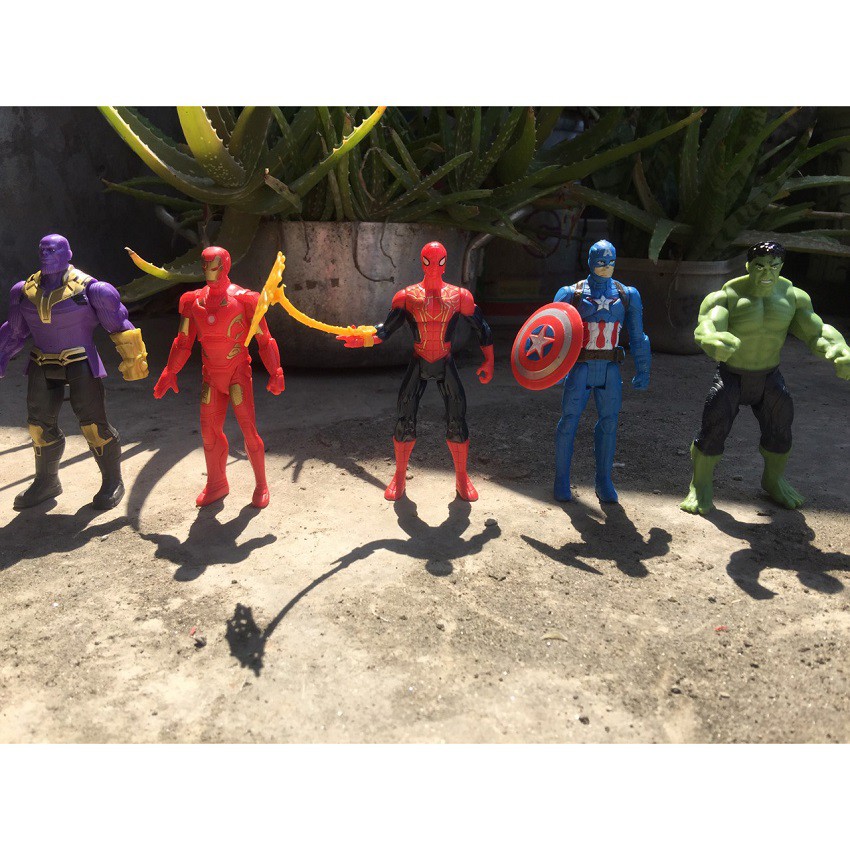 Đồ Chơi Mô Hình Siêu Anh Hùng Gồm 5 Nhân Vật , Tạo Hình Nhân Vật Như Thật, Siêu Ngầu Siêu Đẹp - MEOMEOSHOP2021