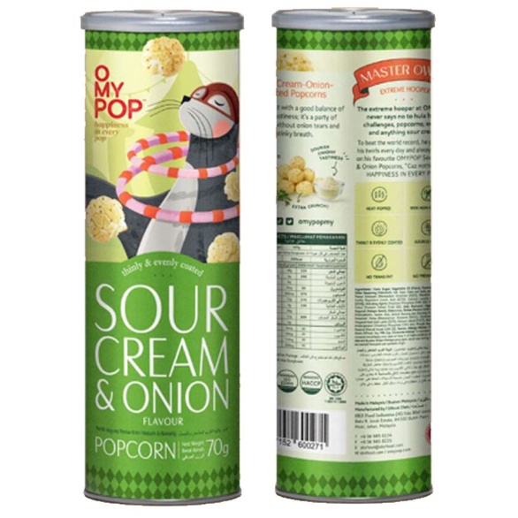[NEW] SNACK BẮP RANG NHIỀU VỊ OMYPOP 70G