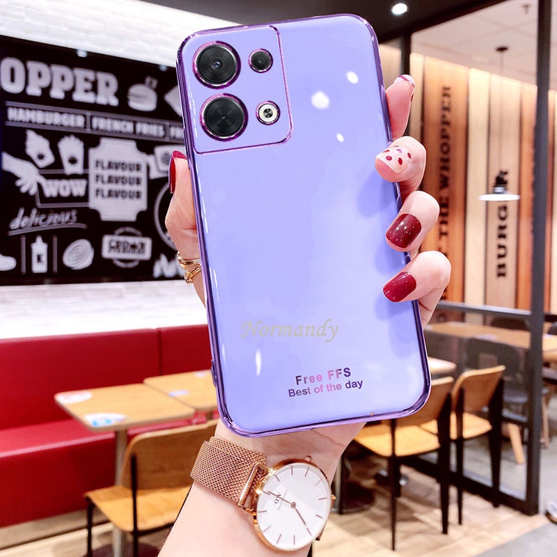 Ốp điện thoại TPU mềm siêu mỏng mạ điện 6d bảo vệ camera cho OPPO Reno8 Z 8 Pro Reno 8 8Z 7 7Z 7Pro 6Z 6 Z Pro 5G 4G