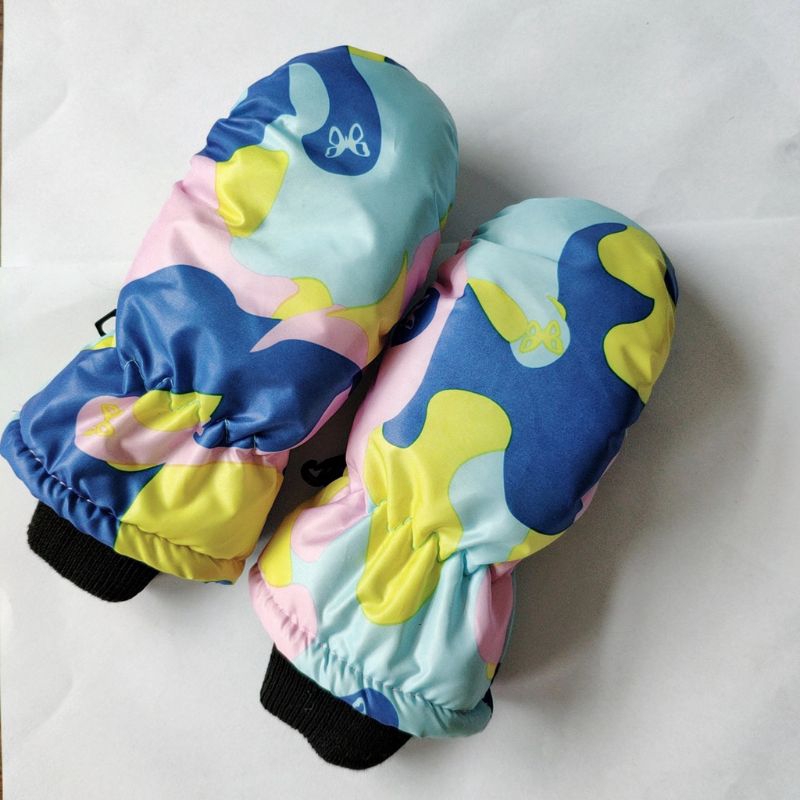Mary☆SOME Chidren Winter Thicken Mitten Kids Outdoor Warm Waterproof Windproof Gloves