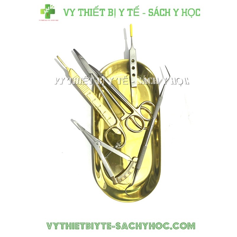 Bộ nhấn mí cán vàng 7 món đẳng cấp