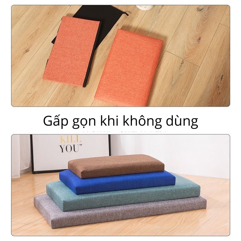 Hộp đựng đồ gấp gọn, ghế hộp đa năng làm thùng đựng đồ kiêm ghế ngồi cứng cáp chịu lực tốt