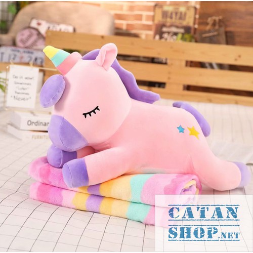 Bộ chăn gối kỳ lân gồm cả chăn và gối