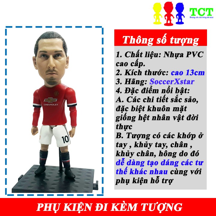 Tượng cầu thủ SoccerXstar Ibrahimovic MU