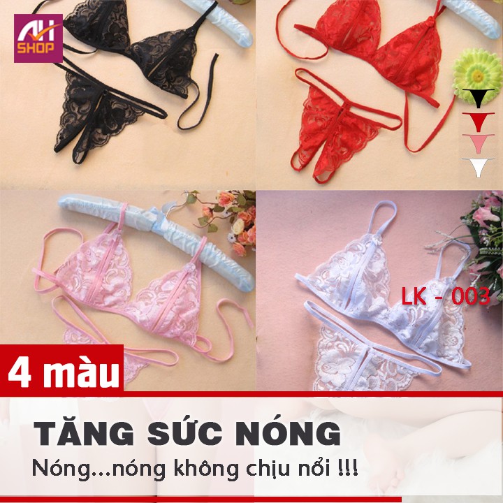 Bộ Đồ Lót LỌT KHE 2 mảnh khoét đáy SEXY - ĐEN | BigBuy360 - bigbuy360.vn