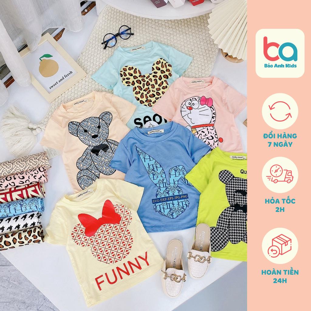[Sz Đại] Bộ Quần Áo Bé Gái Minky Mom Quần Dài Áo Cộc Dáng Alibaba Họa Tiết Hot Trend Sang Chảnh - ALI1