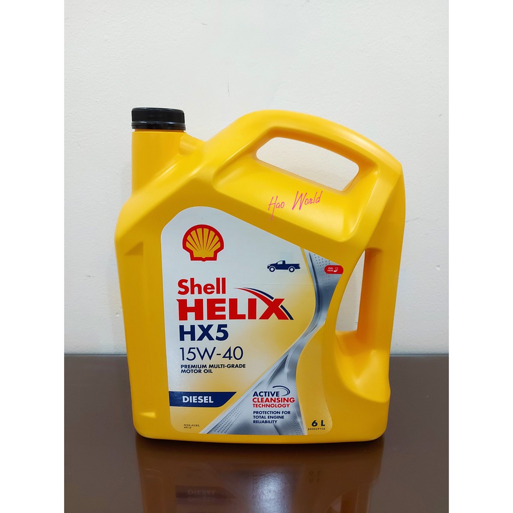 Dầu Nhớt Động Cơ Diesel Shell Helix HX5 15W40 6Lít