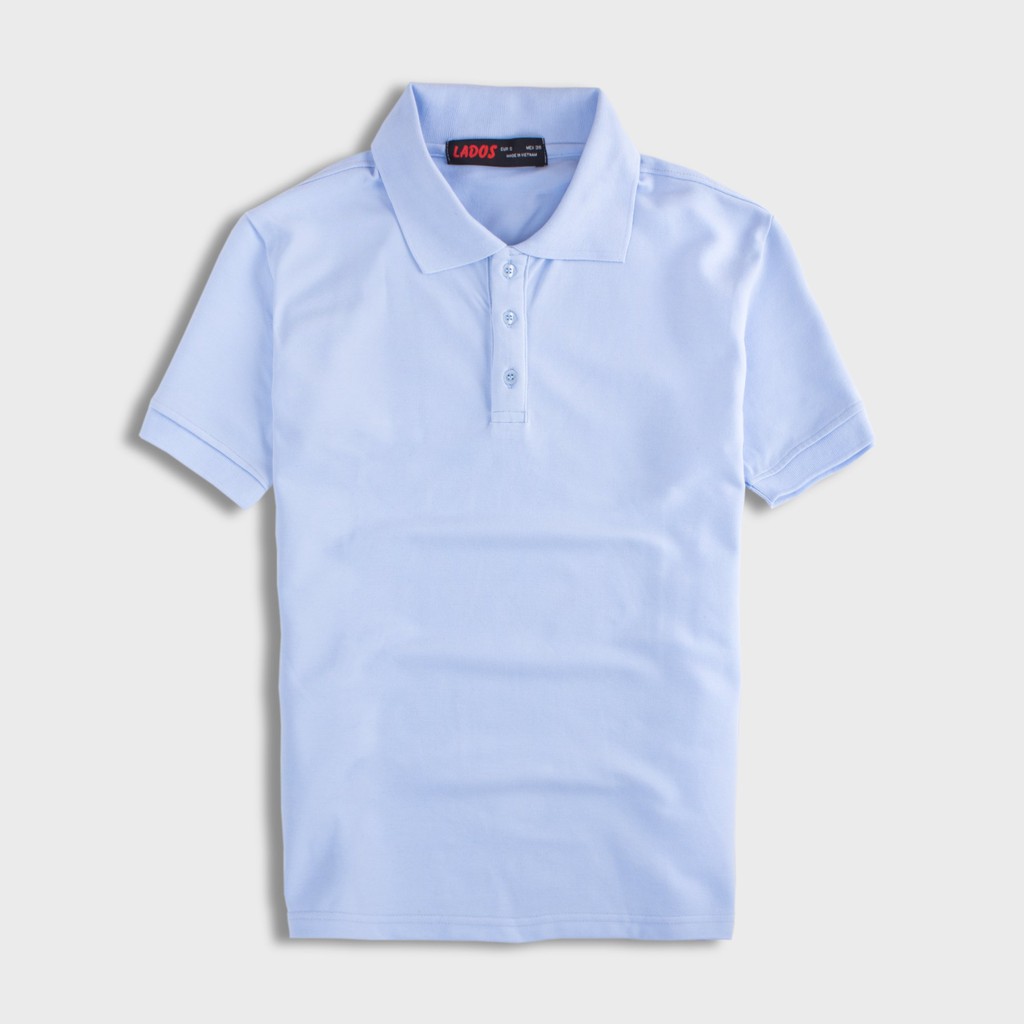 Áo thun polo trơn cao cấp Lados - 29043 - chất thun dày mềm, co giãn tốt | BigBuy360 - bigbuy360.vn