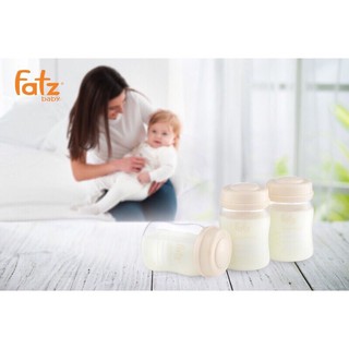 Set 3 bình sữa 150ml Fatzbaby an toàn không BPA chống sặc núm ti mềm cho bé chính hãng