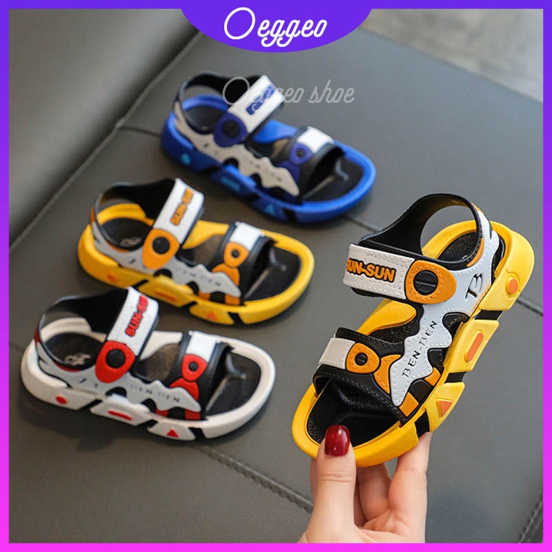 Xăng đan Đế Bằng Chống Thấm Nước Thời Trang Cho Bé Trai