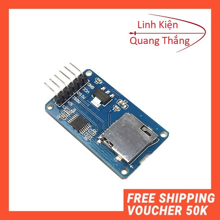 Module Đọc Thẻ Nhớ Micro SD/Micro SDHC SPI