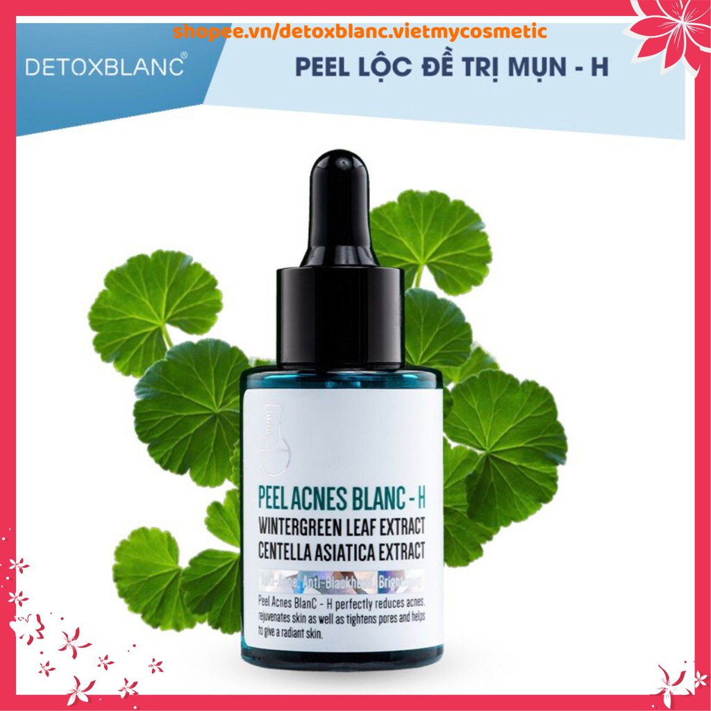 Serum cho da mụn detox blanc Mẫu H