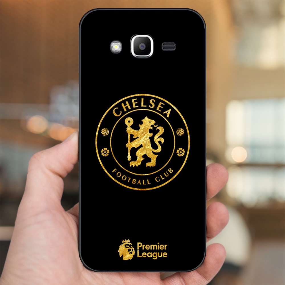 Ốp lưng Samsung J2 Prime, J3 2016, J5 2015 viền đen in hình Chelsea FC