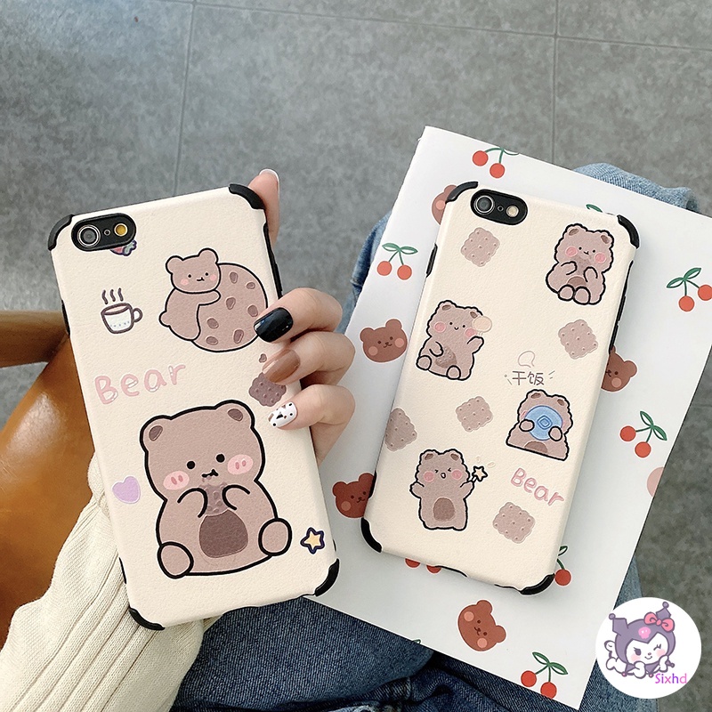 下架删除 Ốp Lưng OPPO A15 A93 A9 A31 A53 A33 A32 2020 Reno 6 5 Pro A92 A72 A52 A93 A35 A3s F11 F9 Pro Casing Cute Eat Rice Bear Phone Case TPU Soft Protective Back Cover