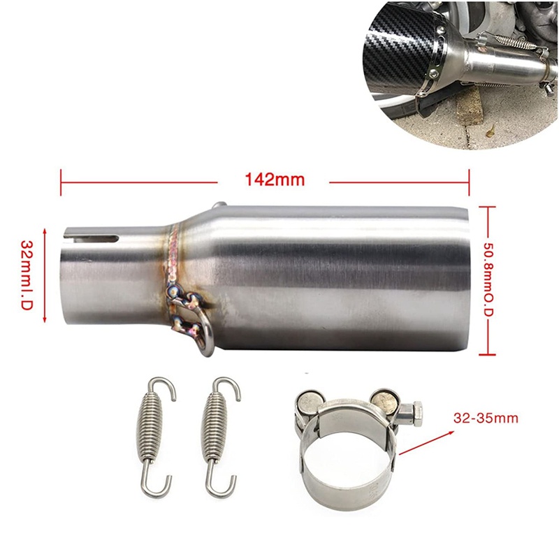 Ống Xả Khí Thải Chuyên Dụng Cho Piaggio MP3 125 08-14 BEVERLY 125 300 09-16 X10 125 12-16