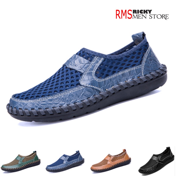 Giày lười nam thoáng khí - giày lưới chịu nước RICKYMEN M08 - giày lội nước , lội suối , du lịch biển