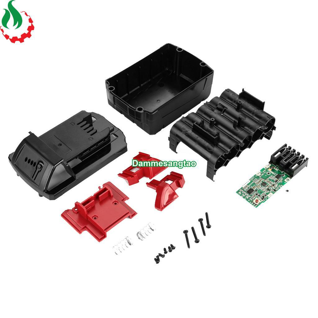 Vỏ pin Milwaukee 18V 5S2P 18650 Li-ion 3.7V nhận sạc zin