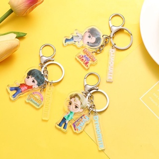 Móc khóa chibi BTS chủ đề Dynamite