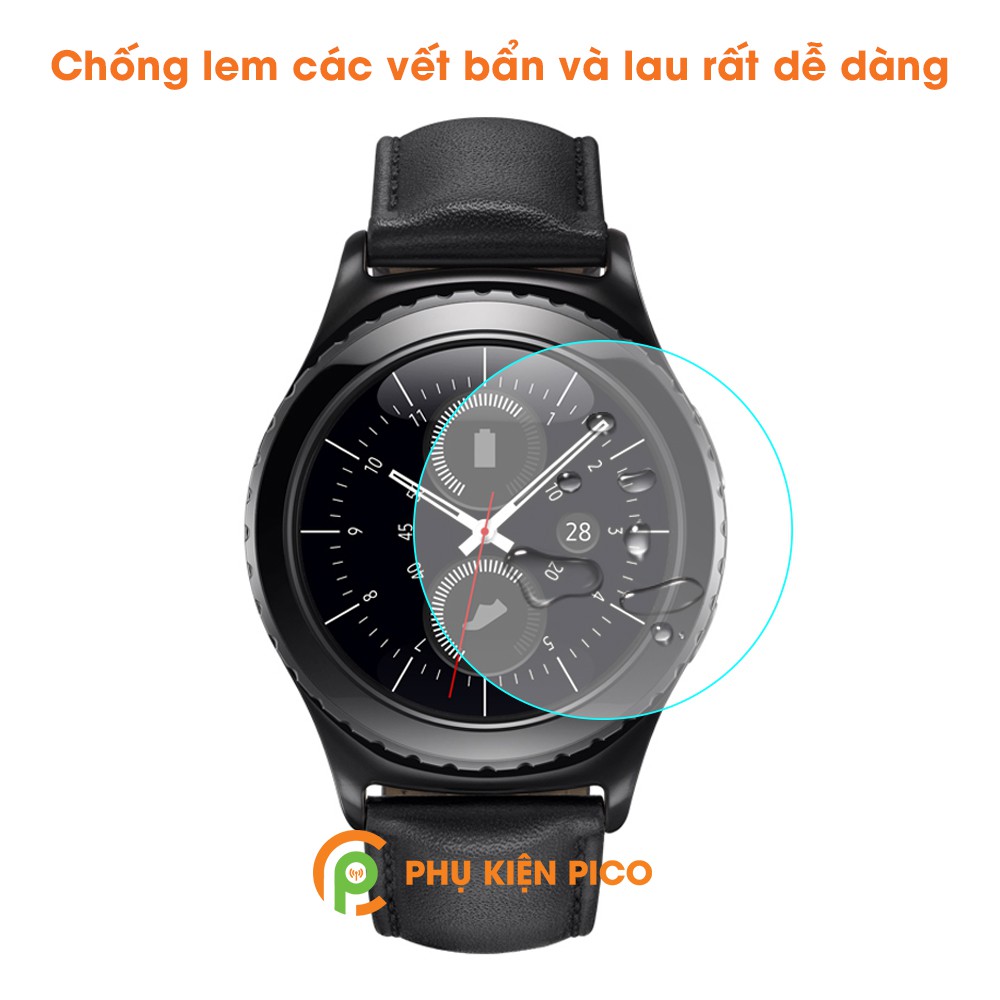 Cường lực Samsung Gear S2 trong suốt - Dán màn hình đồng hồ Samsung Gear S2 chống xước bảo vệ màn hình