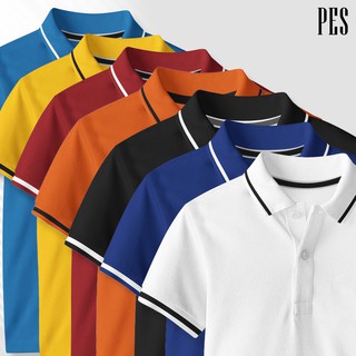 Áo Polo nam trơn PES BASIC 6 màu vải cá sấu siêu mát, giặt không bị xù lông thích hợp mặc nhà, đi chơi, đi du lịch