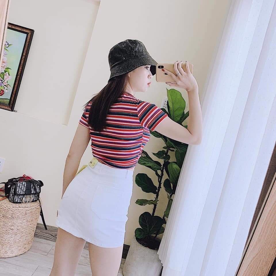 [ GIÁ CỰC SỐC CHỈ HÔM NAY] Quần váy nữ cao cấp vải kaki co giãn có quần trong màu trắng QVKT101 | BigBuy360 - bigbuy360.vn