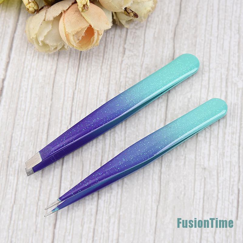 (hàng Mới Về) Set 2 Nhíp Nhổ Lông Mày Chuyên Nghiệp Bằng Thép Không Gỉ | BigBuy360 - bigbuy360.vn