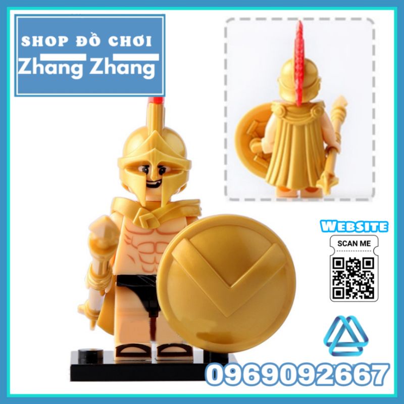 Đồ chơi Xếp hình 300 chiến binh Spartacus Gladiatus Minifigures Xh646 x0164