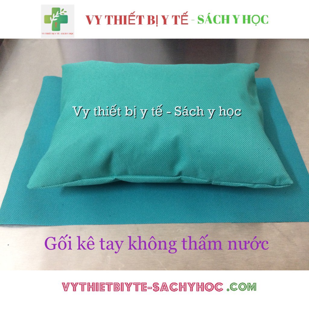 Gối kê tay bắt mạch, tiêm tĩnh mạch, đo huyết áp