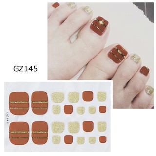 Miếng dán móng chân - Nail Wraps (22 miếng dán khô)
